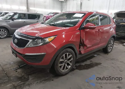 2014 Kia Sportage Lx из США, поврежденный, VIN KNDPBCAC7E7586231